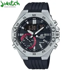 ĐỒNG HỒ NAM CASIO QUARTZ BLUETOOTH ECB-10P-1ADF DÂY CAO SU