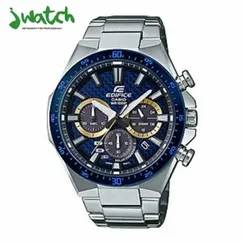 ĐỒNG HỒ NAM CASIO SOLAR CHRONOGRAPH EQS-800BCD-2AVUDF DÂY KIM LOẠI