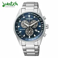 ĐỒNG HỒ NAM CITIZEN ECO-DRIVE CHRONOGRAPH AT2390-74L DÂY KIM LOẠI