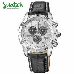ĐỒNG HỒ NAM CITIZEN ECO-DRIVE CHRONOGRAPH BL5470-14A DÂY DA