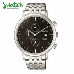 ĐỒNG HỒ NAM CITIZEN QUARTZ CHRONOGRAPH AN3610-55E DÂY KIM LOẠI