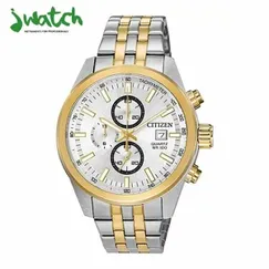 ĐỒNG HỒ NAM CITIZEN QUARTZ CHRONOGRAPH AN3624-51A DÂY KIM LOẠI