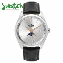 ĐỒNG HỒ NAM EDOX AUTOMATIC MOONPHASE 80505-3-AIR DÂY DA