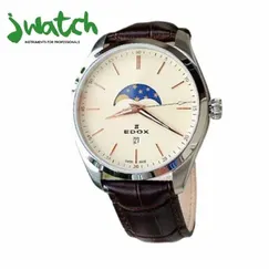 ĐỒNG HỒ NAM EDOX QUARTZ MOONPHASE 79018-3-BEIR DÂY DA