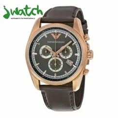 ĐỒNG HỒ NAM EMPORIO ARMANI QUARTZ CHRONOGRAPH AR6005 DÂY DA
