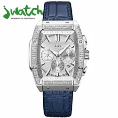 ĐỒNG HỒ NAM JBW QUARTZ CHRONOGRAPH J6379C DÂY DA