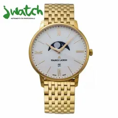 ĐỒNG HỒ NAM MAURICE LACROIX AUTOMATIC MOONPHASE EL1108-PVP06-112 DÂY KIM LOẠI