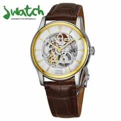 ĐỒNG HỒ NAM ORIS AUTOMATIC SKELETON 73476704351LS73 DÂY DA