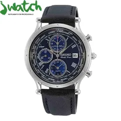 ĐỒNG HỒ NAM SEIKO ĐIỆN TỬ WORLDTIME SPL059P1 DÂY DA