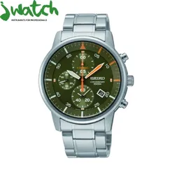 ĐỒNG HỒ NAM SEIKO QUARTZ CHRONOGRAPH SNDE05P1 DÂY KIM LOẠI