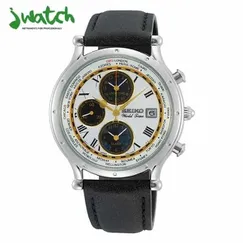 ĐỒNG HỒ NAM SEIKO QUARTZ CHRONOGRAPH SPL055 DÂY DA