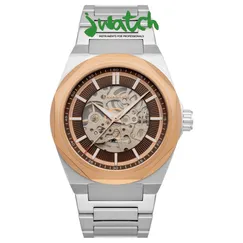 ĐỒNG HỒ NAM THOMAS EARNSHAW DISCOVERY CLARK AUTOMATIC SEMI-SKELETON ES-8182-55 DÂY KIM LOẠI