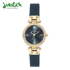 ĐỒNG HỒ NỮ ANNE KLEIN QUARTZ AK3003GPBL DÂY KIM LOẠI