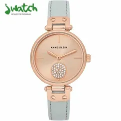 ĐỒNG HỒ NỮ ANNE KLEIN QUARTZ AK/3380RGLG DÂY DA