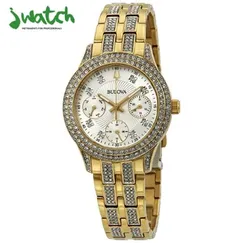 ĐỒNG HỒ NỮ BULOVA QUARTZ CHRONOGRAPH 98N112 DÂY KIM LOẠI
