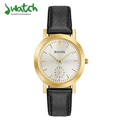 ĐỒNG HỒ NỮ BULOVA QUARTZ MẶT TRÒN 97L159 DÂY DA