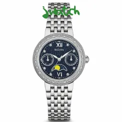 ĐỒNG HỒ NỮ BULOVA QUARTZ MOONPHASE 96R210 DÂY KIM LOẠI
