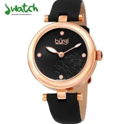ĐỒNG HỒ NỮ BURGI QUARTZ  BUR197BKR DÂY DA