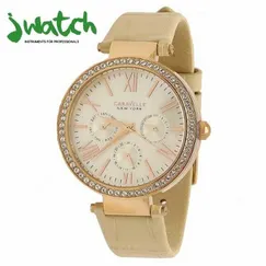 ĐỒNG HỒ NỮ CARAVELLE QUARTZ  44N105 DÂY DA