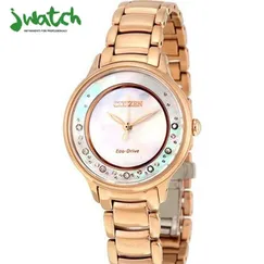 ĐỒNG HỒ NỮ CITIZEN ECO-DRIVE  EM0382-86D DÂY KIM LOẠI