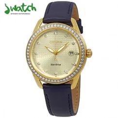 ĐỒNG HỒ NỮ CITIZEN ECO-DRIVE  FE6112-09P DÂY DA