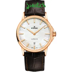 ĐỒNG HỒ NỮ EDOX LES BEMONTS QUARTZ  57001 37R AIR DÂY DA