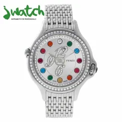 ĐỒNG HỒ NỮ FENDI QUARTZ F105024000B3T02 DÂY KIM LOẠI