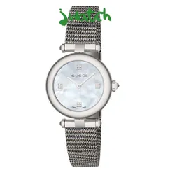 ĐỒNG HỒ NỮ GUCCI QUARTZ MẶT KHẢM XÀ CỪ YA141504 DÂY MESH