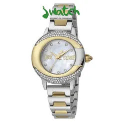 ĐỒNG HỒ NỮ JUST CAVALLI GLAM CHIC QUARTZ MẶT KHẢM XÀ CỪ JC1L150M0085 DÂY KIM LOẠI