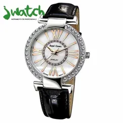 ĐỒNG HỒ NỮ ROYAL CROWN QUARTZ 6116 DÂY DA