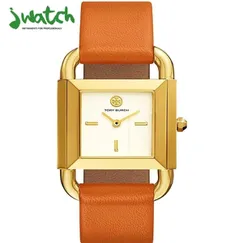 ĐỒNG HỒ NỮ TORY BURCH QUARTZ MẶT VUÔNG TBW7201 DÂY DA
