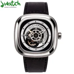 ĐỒNG HỒ NAM SEVENFRIDAY AUTOMATIC MẶT VUÔNG P1B/01 DÂY DA