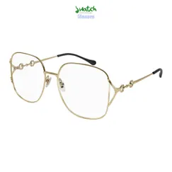 GỌNG CẬN NỮ GUCCI SQUARE VUÔNG MÀU KHÔNG TRÒNG VÀNG GOLD SIZE 58