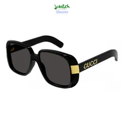 KÍNH MÁT NỮ GUCCI SQUARE VUÔNG MÀU XÁM ĐEN SIZE 51