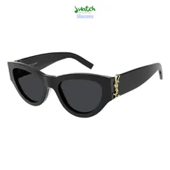 KÍNH MÁT NỮ SAINT LAURENT CAT EYE CAT EYE MÀU XÁM ĐEN SIZE 53