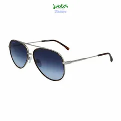 KÍNH MÁT UNISEX LACOSTE PILOT OVAL MÀU XANH LAM XÁM NÂU SIZE 59