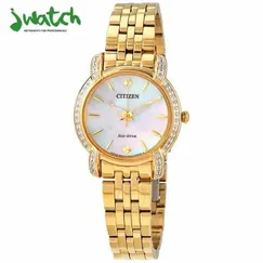 ĐỒNG HỒ NỮ CITIZEN ECO-DRIVE MẶT KHẢM XÀ CỪ EM0692-54D DÂY KIM LOẠI