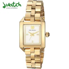 ĐỒNG HỒ NỮ TORY BURCH QUARTZ MẶT VUÔNG TBW1100 DÂY KIM LOẠI