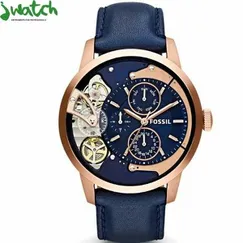 ĐỒNG HỒ NAM FOSSIL QUARTZ SKELTON ME1138 DÂY DA