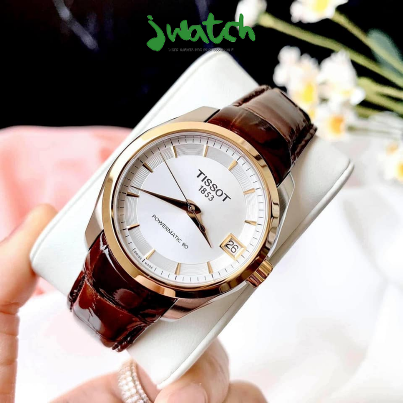 ĐỒNG HỒ NỮ TISSOT COUTURIER POWERMATIC 80 AUTOMATIC T035.207.26.031.00 DÂY DA | JWATCH.VN