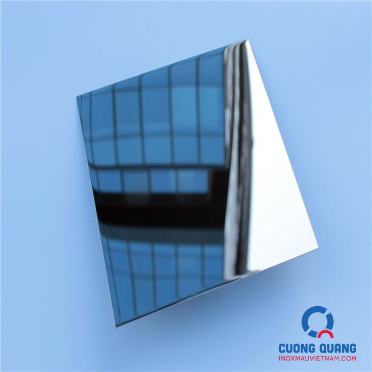 Tấm Inox bóng gương 8k có độ bền màu vượt trội. Tấm Inox bóng gương 8k có độ bền màu vượt trội.
