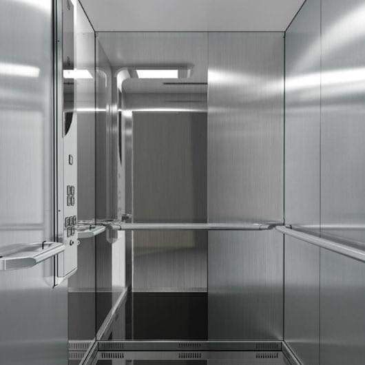 cabin thang máy được làm từ inox 304 HL