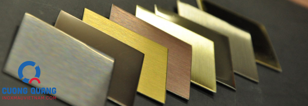 Các loại inox màu đáp ứng tính thẩm mý tốt Các loại inox màu đáp ứng tính thẩm mý tốt