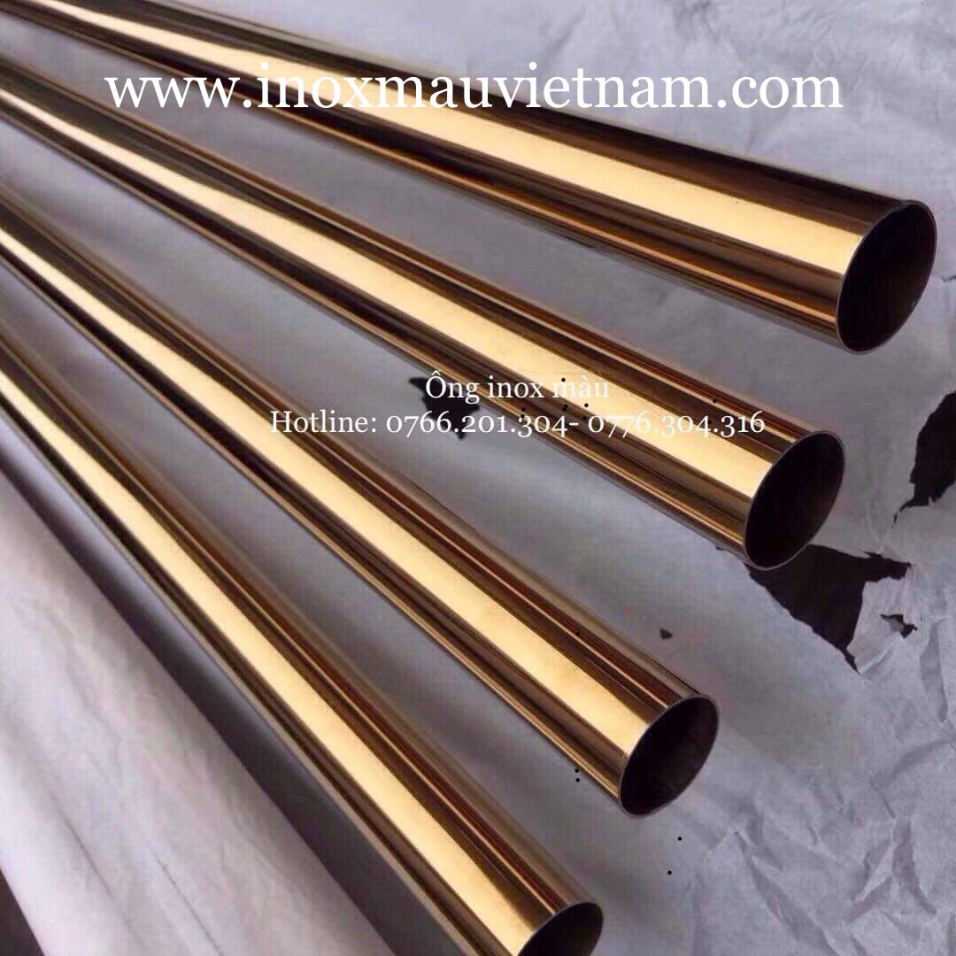 ống inox màu vàng ống inox màu vàng