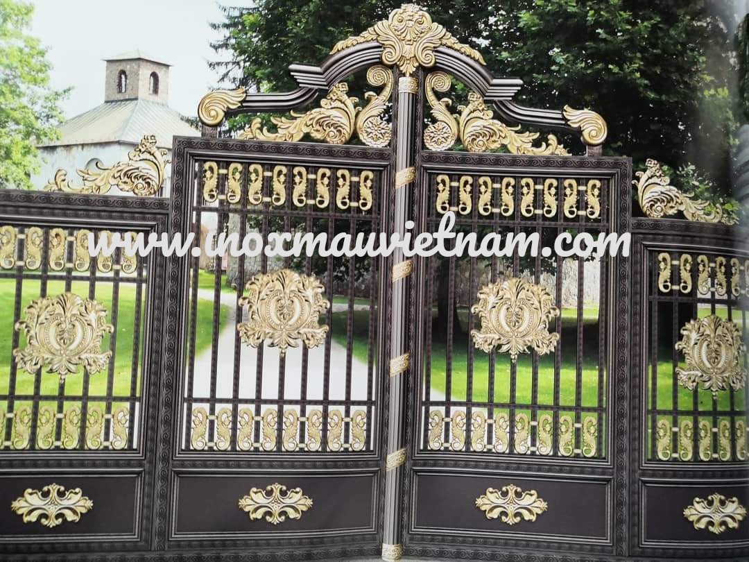 CỬA CỔNG INOX MÀU