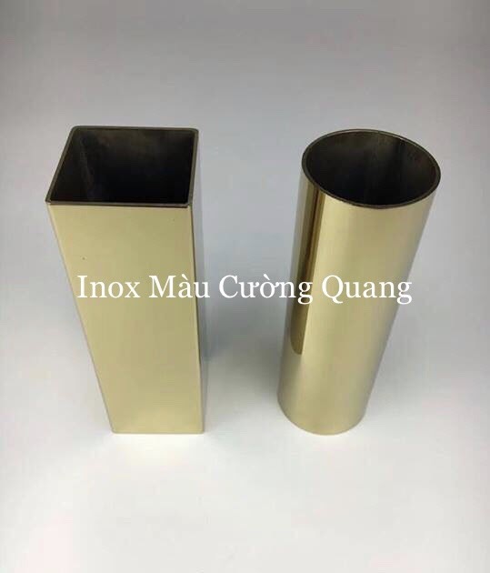 inox hộp màu vàng inox hộp màu vàng