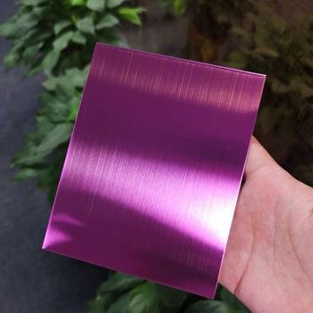 inox xước màu tím