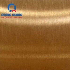 Tấm inox HL vàng hồng