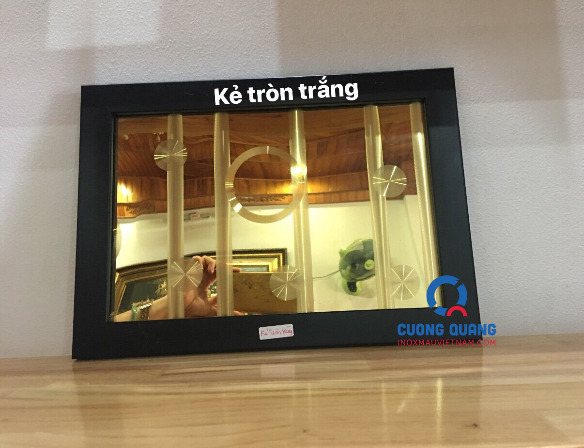 inox hoa văn kẻ tròn trắng inox hoa văn kẻ tròn trắng