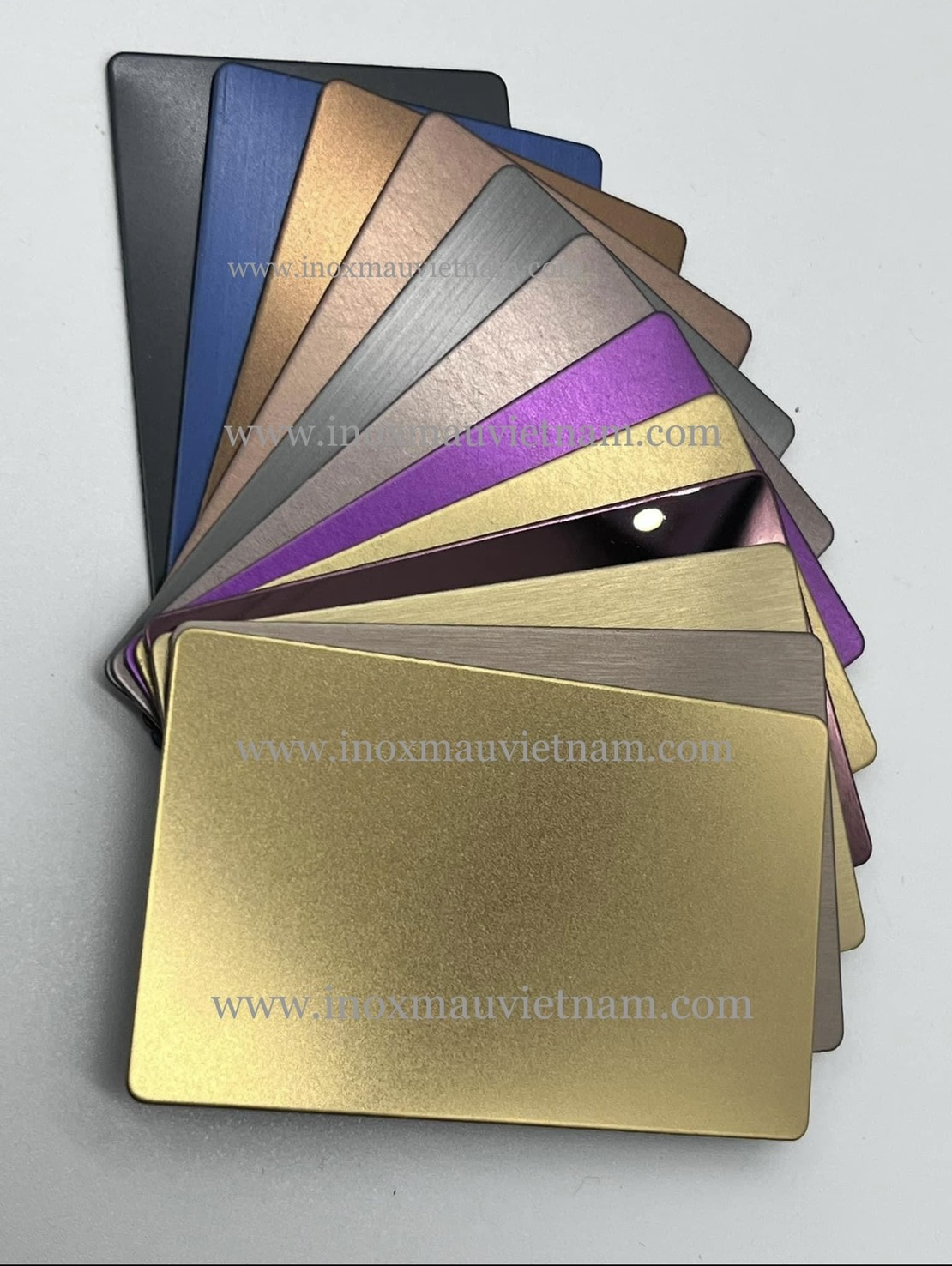 Những đặc điểm của inox màu phủ titan bằng công nghệ chân không PVD tại ...